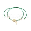 Adjustable Nylon Cord Braided Beads Bracelets BJEW-MZ00168-01-2