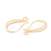 Rack Plating Eco-friendly Brass Earring Hooks KK-D075-11G-RS-3