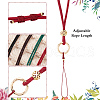 Polyester & Golden Alloy Mobile Straps FIND-WH20004-52A-6