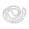 Electroplate Glass Beads Strands EGLA-S188-15-B04-3