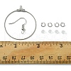 67Pcs 4 Styles 304 Stainless Steel Wire Pendants FIND-FS0002-29-5