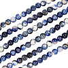 CHGCRAFT 4 Strands Natural Sodalite Beads Strands G-CA0001-11-1