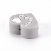 Mother's Day Food Grade Eco-Friendly Silicone Focal Beads SIL-N002-10I-3