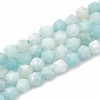 Natural Amazonite Beads Strands G-S332-6mm-009-1