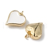 Eco-Friendly Rack Plating Brass Enamel Pendants KK-F848-02G-06-3