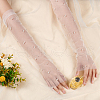 Polyester Lace Arm Sleeves AJEW-WH0285-37-5