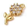 Brass Micro Pave Cubic Zirconia Pendants KK-I276-04G-02-2