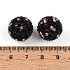Polymer Clay Pave Rhinestone Beads RB-T018-01H-3