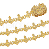 FINGERINSPIRE 7.8 Yards Polyester Embroidery Flower Lace Trim DIY-FG0004-91-1