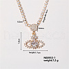 Demon Eye Necklace Hip-hop Rock Full Diamond Colorful Necklace PB4892-1-1