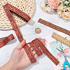 WADORN 1Roll Ethnic Style Embroidery Polyester Ribbons OCOR-WR0001-33A-3