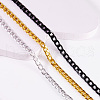 Yilisi 6M 3 Colors Oxidated Aluminium Twisted Chains CHA-YS0001-03-3