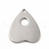 Non-Tarnish 304 Stainless Steel Pendants STAS-F290-16P-2