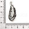 Tibetan Style Alloy Pendants TIBE-L008-60AS-3