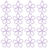 SUNNYCLUE 50Pcs Hollow Spray Painted Alloy Pendants FIND-SC0012-27D-1