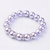 Glass Pearl Stretch Bracelets BJEW-JB02501-2