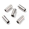 Tarnish Resistant Smooth 304 Stainless Steel Magnetic Clasps with Glue-in Ends STAS-H402-21P-5mm-1