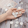 BEADTHOVEN Aluminum Pendants ALUM-BT0001-01-6