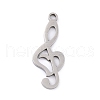 201 Stainless Steel Pendants STAS-K003-02P-2