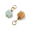 Natural Mixed Gemstone Pendants STAS-Z129-01G-2