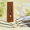 30Pcs 5 Color Zinc Alloy Enamel Shell Shape Pendant Necklaces Set with ABS Plastic Imitation Pearl Beaded NJEW-AB00020-4