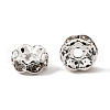 Brass Rhinestone Spacer Beads X-RB-A014-L6mm-01S-NF-3