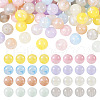  80Pcs 8 Colors Opaque Acrylic Beads OACR-TA0001-23-2