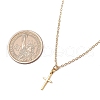 Cross 304 Stainless Steel Pendant Necklaces NJEW-JN05200-01-3