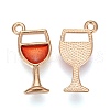 Alloy Enamel Pendants A-ENAM-G124-06B-2