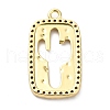 Brass Micro Pave Cubic Zirconia Pendants KK-L229-059G-1