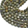 Natural Silver Leaf Jasper Beads Strands G-K389-A70-01-3