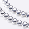 Non-magnetic Synthetic Hematite Beads Strands G-P338-27A-6mm-3