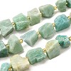 Raw Rough Natural Amazonite Beads Strands G-Z087-A04-2