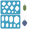 Acrylic Earring Handwork Template DIY-WH0359-049-1