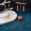 Beebeecraft 50Pcs Brass Linking Rings KK-BBC0008-26-4