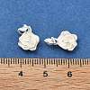 925 Sterling Silver Flower Charms STER-D302-08B-S-3