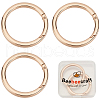 Beebeecraft 3Pcs Alloy Spring Gate Rings FIND-BBC0002-23KCG-03-1