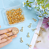 SOFPLATE 100Pcs Brass Ice Pick Pinch Bails FIND-SP0001-74A-3