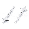 Non-Tarnish 201 Stainless Steel Pendants STAS-N090-LA951-1-2