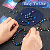 5 Bags 5 Colors Opaque Sparkling Star Resin Beads RESI-TA0001-86-4