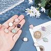 SUPERFINDINGS 10Pcs 5 Style Natural Mixed Gemstones Links Connectors G-FH0001-42-4