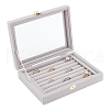 Velvet Jewelry Presentation Boxes VBOX-WH0014-01A-1