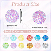 SUNNYCLUE 48pcs 12 style DIY Beads Kits MACR-SC0001-17-2