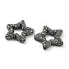 Star Shape Polymer Clay Rhinestone Beads CLAY-NH0001-06L-2