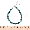 Natural Chrysocolla Chips Bracelets for Women BJEW-H623-01S-09-5