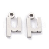 Non-Tarnish 304 Stainless Steel Pendants STAS-F267-10M-P-2