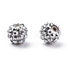 Chunky Resin Rhinestone Beads RESI-M019-27-1