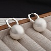 Round Brass Hoop Earrings for Women EJEW-U055-06S-1
