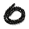 Natural Black Tourmaline Beads Strands G-NH0043-B02-01-3