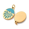 304 Stainless Steel Enamel Charm STAS-U061-32G-03-2